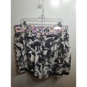 Avia Women's Sz XXL/ 20‎ 2 PC Multi Colors Athletic Running Shorts